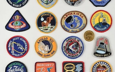 Mercury and Apollo Mission Patches
