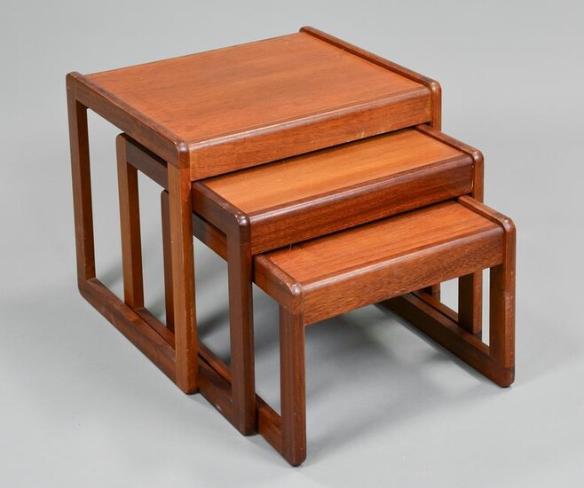 Mid Century Modern Teak Nest of Tables #2