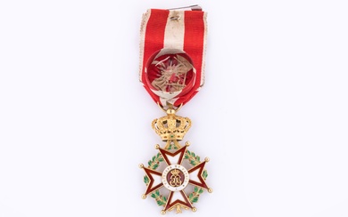 Monaco - Ordre de Saint Charles (créé en 1858), Etoile d'officier
