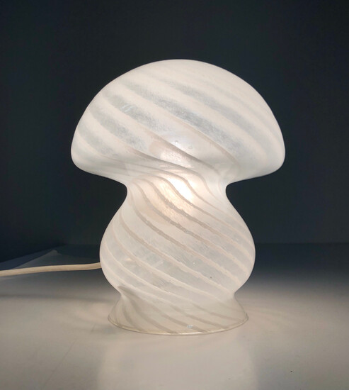 Mushroom lamp from the 1980s in Murano style.