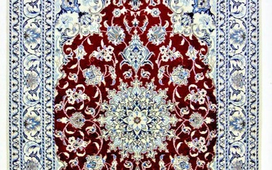 Nain very fine with silk content New - Rug - 202 cm - 143 cm
