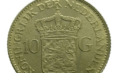 Netherlands. 10 Gulden 1912 Wilhelmina