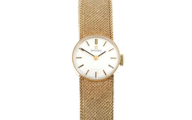 OMEGA - a 9ct yellow gold cocktail watch, 17mm.