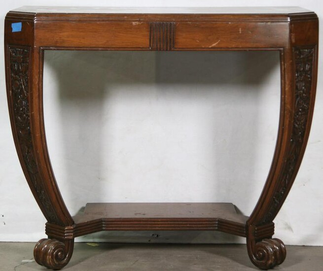 PAIR OF ART DECO STYLE CONSOLE TABLES
