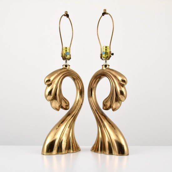 Pair of Lamps, Manner of Pierre Cardin