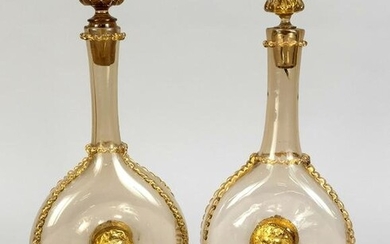 Pair of decanters, probably It
