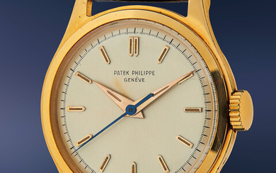 Patek Philippe, Ref. 2508 A crisp and attractive yellow gold wristwatch with luminous dial and center seconds