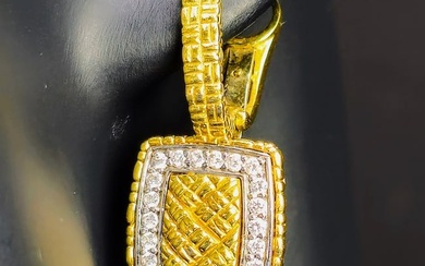 Philip Andre 18K Gold & Diamond Earrings