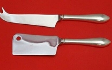 Pointed Antique Reed Barton Dominick Haff Sterling Cheese Set 2pc HHWS Custom