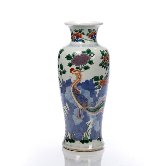 Polychrome decorated vase