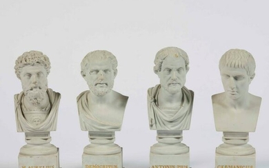 Quattro piccoli busti Vienna, Manifattura Imperiale