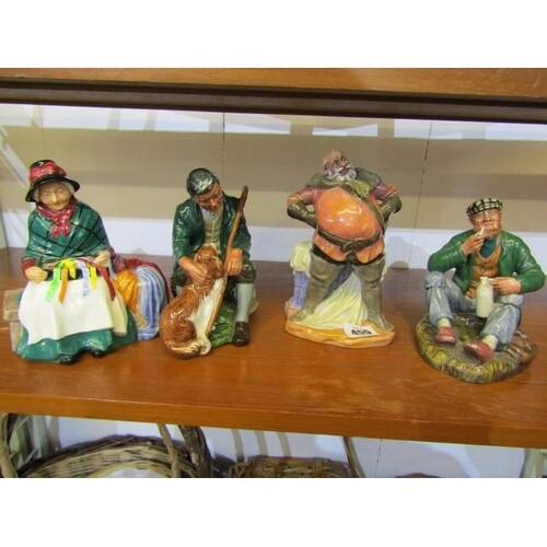 ROYAL DOULTON FIGURES, "Silks and Ribbons", also "The Master...