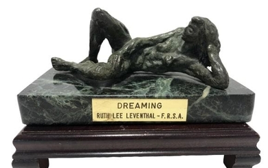 RUTH LEE LEVENTHAL "DREAMING" BRONZE SCULPTURE