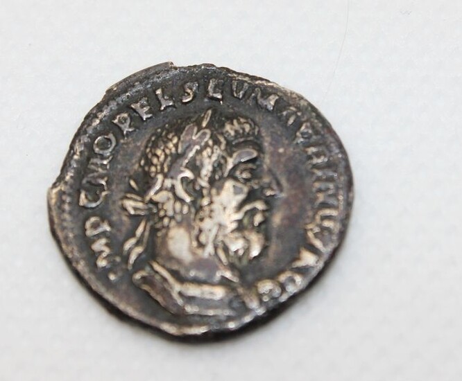 Roman Empire. Macrinus (AD 217-218). AR Denarius,Rome, AD 218 - IOVI CONSERVATORI