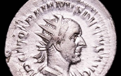 Roman Empire. Trajan Decius (AD 249-251). Antoninianus Rome mint. GENIVS EXERC ILLVRICIANI
