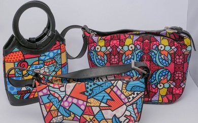 Romero Britto (1963) - 3x Britto Designer Handbags