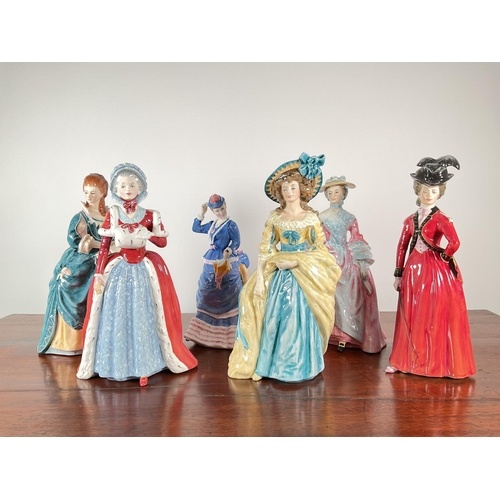 Royal Doulton: a collection of six figures comprising "Lady ...