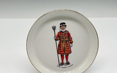 Royal Worcester Porcelain Small Dish, Chief Yeoman Warder