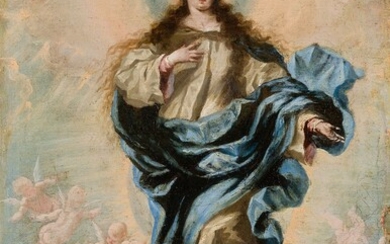 SCHOOL OF MADRID (2nd half 17th Century / .) "Immaculate Conception"