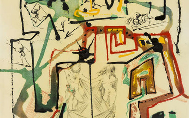 Salvador Dali (1904-1989) Le Labyrinthe (Field 75-12G; M&L 844a)