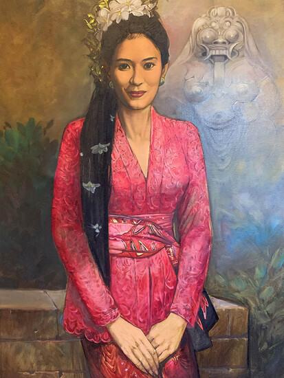 Sambodja (b. Purworejo, C. Java, 1931) Standing Woman