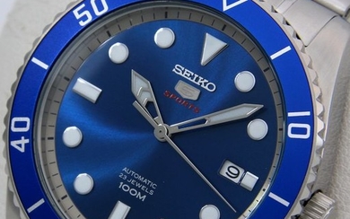 Seiko - Automatic 23 Jewels "Blue Dial" - - "NO RESERVE PRICE" - - Men - 2018