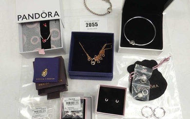 Selection of designer jewellery; Pandora, Swarovski, Monica Vinader and SkagenCondition...
