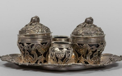 Senapiera in argento, Torino sec.XVIII misure
