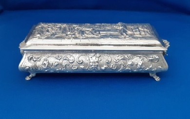 Spoon box - .833 silver - BW van Eldik & AF Van de Scheer 1924 - Netherlands - First half 20th century