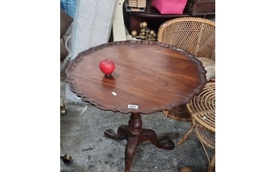 Star Lot : An incredible Victorian mahogany tilt-top table w...