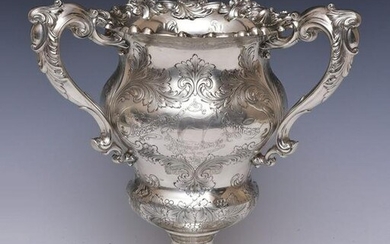 Sterling Silver Horse Racing Trophy