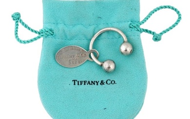 TIFFANY AND CO STERLING SILVER RETURN TO KEYCHAIN