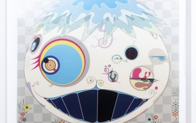 Takashi MURAKAMI (1962- ) Jelly fish, 2003 Offset sur papier, signé et numéroté 258/300, au...
