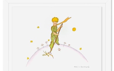 The Little Prince On His Planet by Antoine de Saint-Exupery (1900-1944)