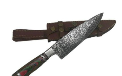 The Outback Damascus Chef's Knife