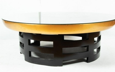 Theodore Muller and Elizabeth Barringer for Kittinger (American) Lotus Coffee Table With Lacquer Top