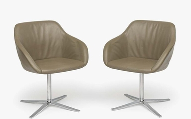 Three \"Kyo\"" swivel chairs - Knoll International "