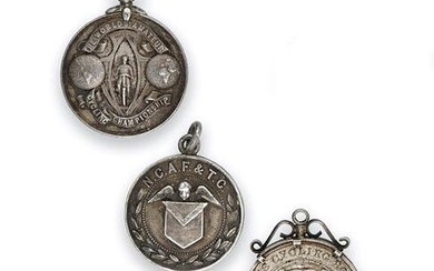 Three Victorian Silver Medals, One Apparently Unmarked, Supplied by Spiridion...