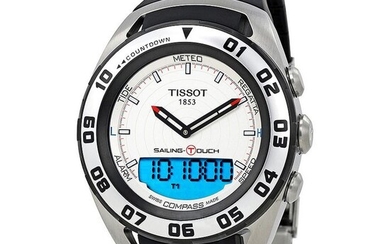 Tissot - Sailing Touch Chronograph Black Silicone Strap - T0564202703100 - Men - 2011-present