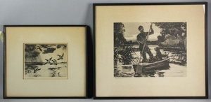 Two Hunting Related Prints by W. Bensen