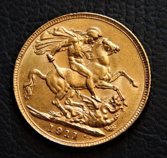 United Kingdom - George V - Sovereign 1911 - Gold