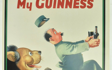 VINTAGE ADVERTISING - MY GOODNESS MY GUINNESS POSTER
