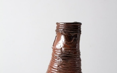 Vintage Coiled Studio Pottery Vase