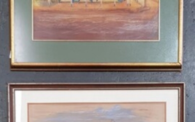 Vivian Dwyer (3 works) "Broken Hill Hotel, Boulder WA; The Old Shop, Gulgong" pastel, 53 x 60cm; 45 x 61cm, plus A Pencil Example (f...