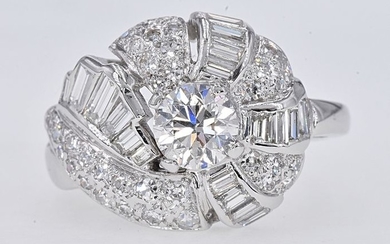 White gold - Ring - 2.16 ct Diamond
