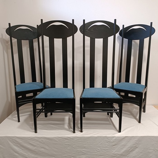alivar - Charles Rennie Mackintosh - Chair (4) - ARGYLE - Wood