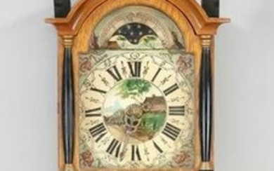 small Frisian half-case clock