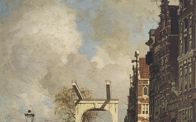 'שער לבן' – ציור הולנדי עתיק, שמן על בד