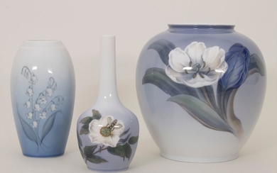 Konvolut 3 Vasen / 3 vases, Royal Copenhagen...