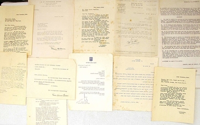 11 Letters from the archive of Gabriel Talpir and journal “Gazit”, 1945- 1977, Hebrew, English, German